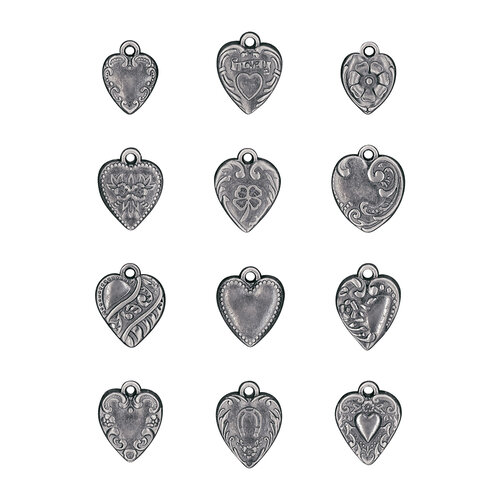 Idea-ology - Tim Holtz - Adornments - Hearts