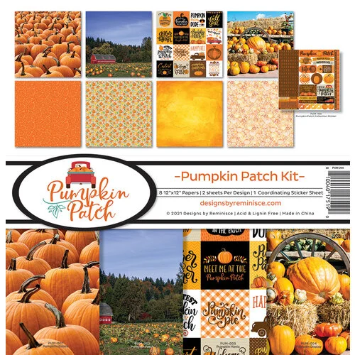 Reminisce - Pumpkin Patch Collection - 12 x 12 Collection Kit 1 Reminisce - Pumpkin Patch Collection - 12 x 12 Collection Kit