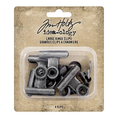 Idea-ology - Tim Holtz - Hinge Clips - Large 1 Idea-ology - Tim Holtz - Hinge Clips - Large