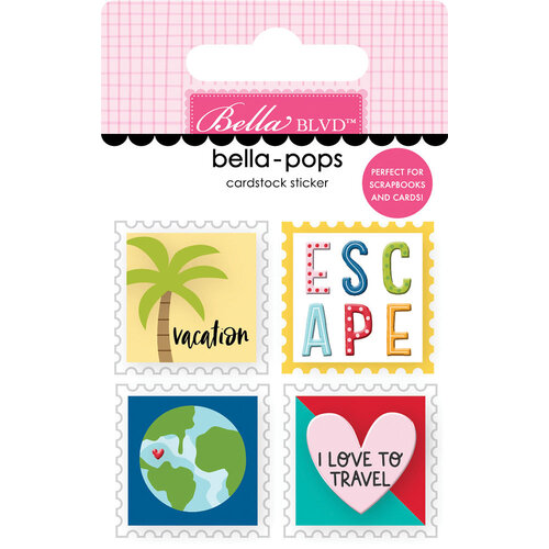 Bella Blvd - Time To Travel Collection - Stickers - Bella Pops - Postage 1 Bella Blvd - Time To Travel Collection - Stickers - Bella Pops - Postage