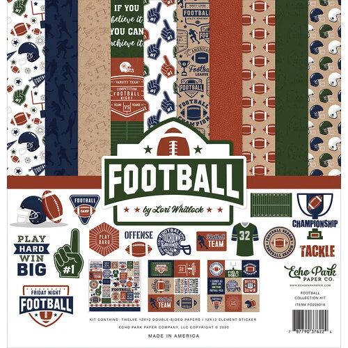 Echo Park - Football Collection - 12 x 12 Collection Kit