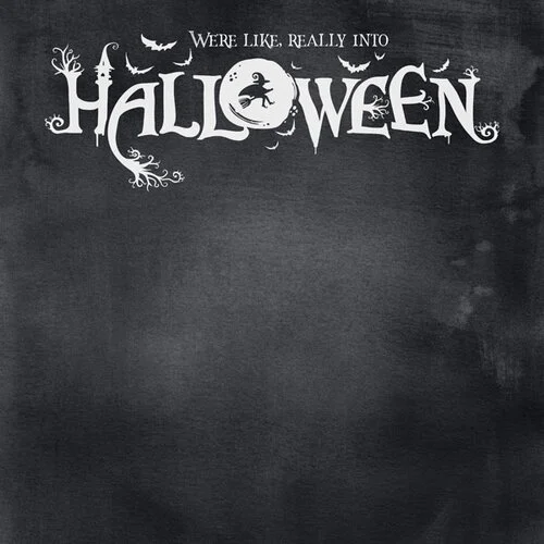 Scrapbook Customs - 12 x 12 Double Sided Paper - Into Halloween 2 Scrapbook Customs - 12 x 12 Double Sided Paper - Into Halloween