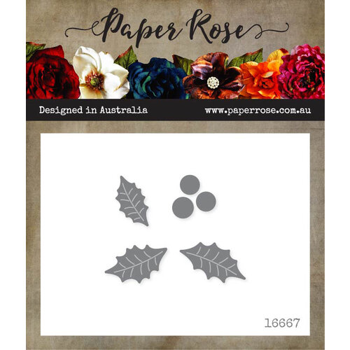 Paper Rose - Dies - Holly Leaf - Small 1 Paper Rose - Dies - Holly Leaf - Small