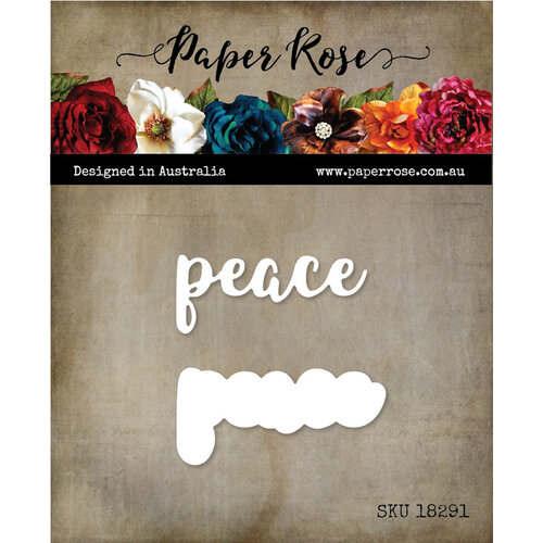 Paper Rose - Dies - Peace Layered 1 Paper Rose - Dies - Peace Layered