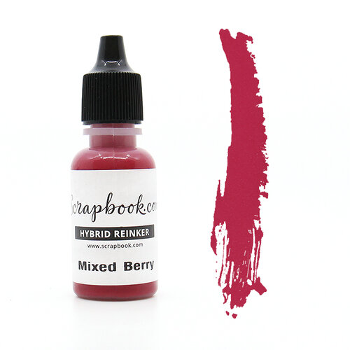 Scrapbook.com - Premium Hybrid Ink Pad and Reinker - Mixed Berry 3 Scrapbook.com - Premium Hybrid Ink Pad and Reinker - Mixed Berry