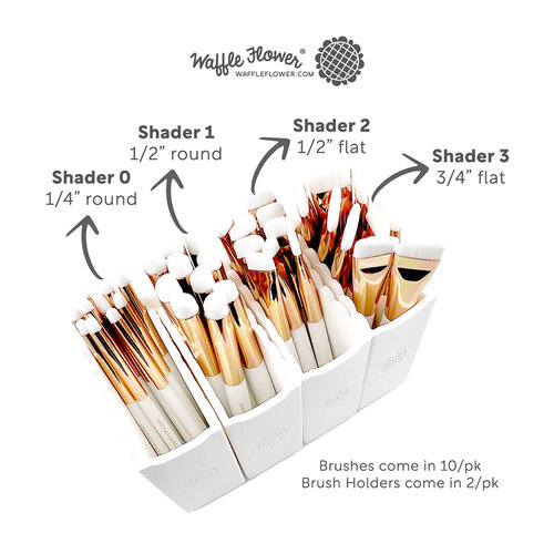 Waffle Flower Crafts - Shader Brush 3 - 10 Pack 3 Waffle Flower Crafts - Shader Brush 3 - 10 Pack