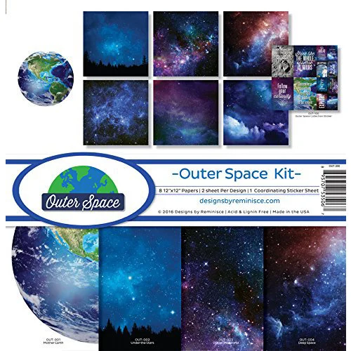 Reminisce - Outer Space Collection - 12 x 12 Collection Kit 1 Reminisce - Outer Space Collection - 12 x 12 Collection Kit