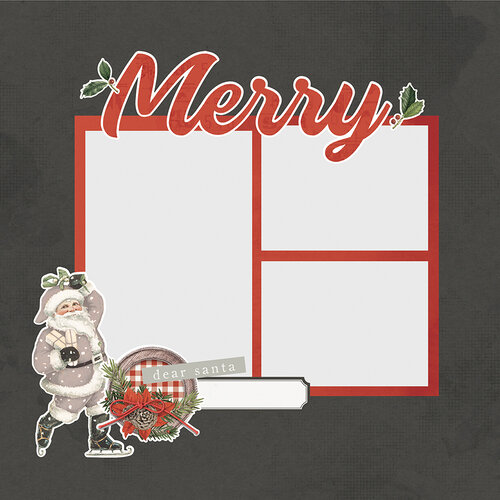Simple Stories - Simple Pages Collection - Page Pieces - Merry Christmas 3 Simple Stories - Simple Pages Collection - Page Pieces - Merry Christmas