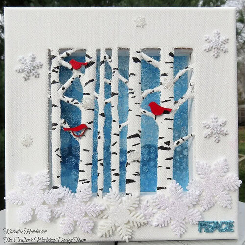 The Crafter's Workshop - 12 x 12 Stencils - Aspen Trees