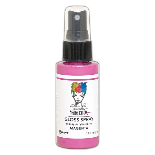 Ranger Ink - Dina Wakley Media - Gloss Sprays - Magenta