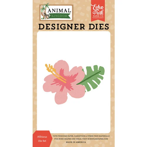 Echo Park - Animal Kingdom Collection - Designer Dies - Hibiscus