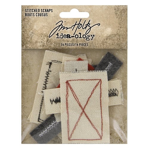 Idea-ology - Tim Holtz - Stitched Scraps 1 Idea-ology - Tim Holtz - Stitched Scraps
