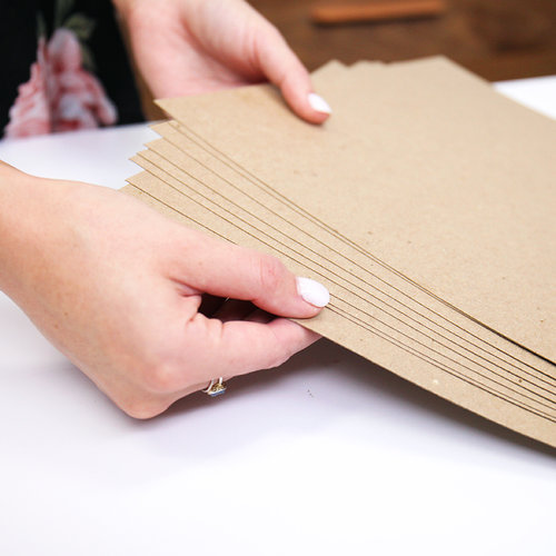 Scrapbook.com - 12 x 12 Chipboard - Standard - 20pt - Natural - 2 Sheets 2 Scrapbook.com - 12 x 12 Chipboard - Standard - 20pt - Natural - 2 Sheets