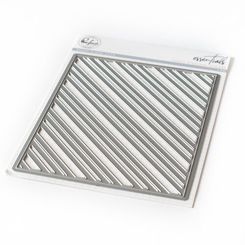 Pinkfresh Studio - Essentials Collection - Dies - Fancy Diagonal Stripes