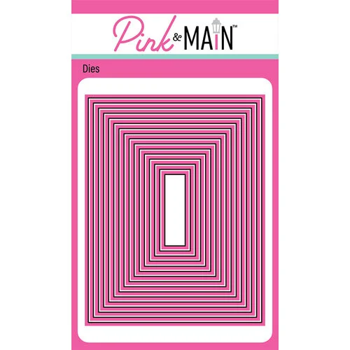 Pink and Main - Dies - A2 Layered Rectangles