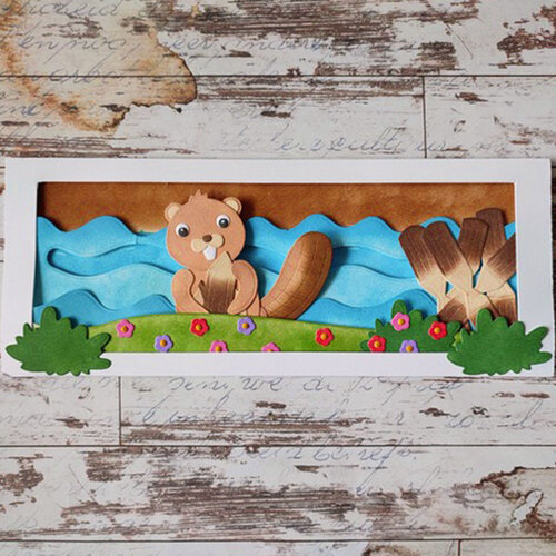 Elizabeth Craft Designs - Spring Fever Collection - Dies - Beaver 5 Elizabeth Craft Designs - Spring Fever Collection - Dies - Beaver