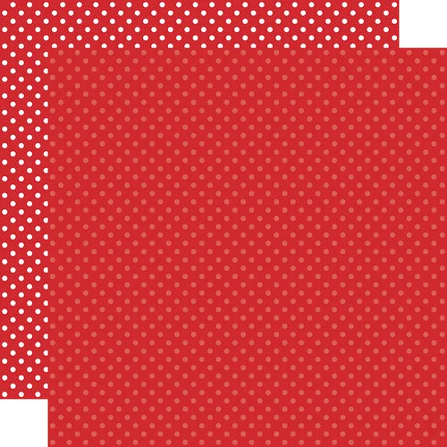 Echo Park - Dots and Stripes Collection - 12 x 12 Double Sided Paper - Red 1 Echo Park - Dots and Stripes Collection - 12 x 12 Double Sided Paper - Red