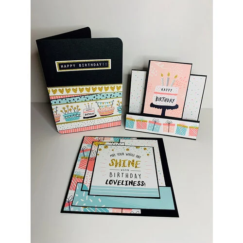 Reminisce - Make A Wish Collection - 12 x 12 Paper Pack 2 Reminisce - Make A Wish Collection - 12 x 12 Paper Pack