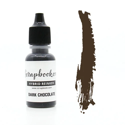 Scrapbook.com - Premium Hybrid Reinker - Dark Chocolate 1 Scrapbook.com - Premium Hybrid Reinker - Dark Chocolate