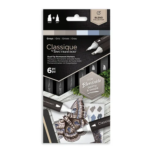 Crafter's Companion - Spectrum Noir - Classique Markers - Greys