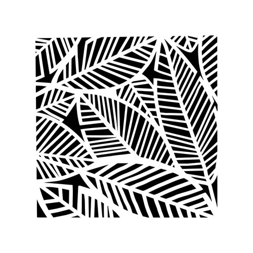 The Crafter's Workshop - 6 x 6 Stencils - Banana Leaves