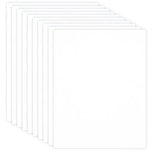 Scrapbook.com - 8.5 x 11 Chipboard - 1X Heavy - 50pt - White One Side - Ten Sheets 1 Scrapbook.com - 8.5 x 11 Chipboard - 1X Heavy - 50pt - White One Side - Ten Sheets