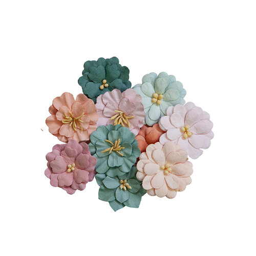 Prima - Indigo Collection - Flower Embellishments - Glow 1 Prima - Indigo Collection - Flower Embellishments - Glow