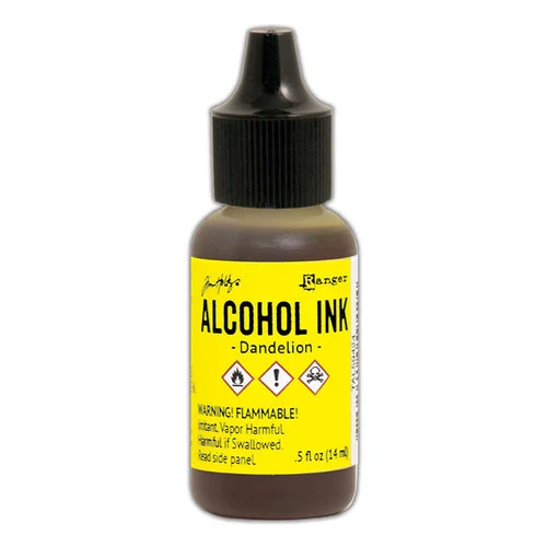 Ranger Ink - Tim Holtz - Adirondack Alcohol Inks - Dandelion 1 Ranger Ink - Tim Holtz - Adirondack Alcohol Inks - Dandelion