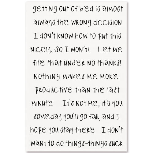 Ranger Ink - Dylusions Dyalog - Cardstock Stickers - Bigger Back Chat - Set 2 - White