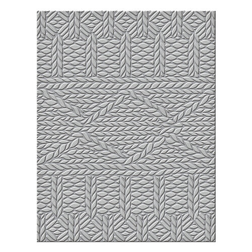 Spellbinders - Embossing Folder - Sweater Weather 1 Spellbinders - Embossing Folder - Sweater Weather