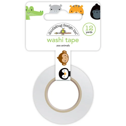 Doodlebug Design - At the Zoo Collection - Washi Tape - Zoo Animals 1 Doodlebug Design - At the Zoo Collection - Washi Tape - Zoo Animals