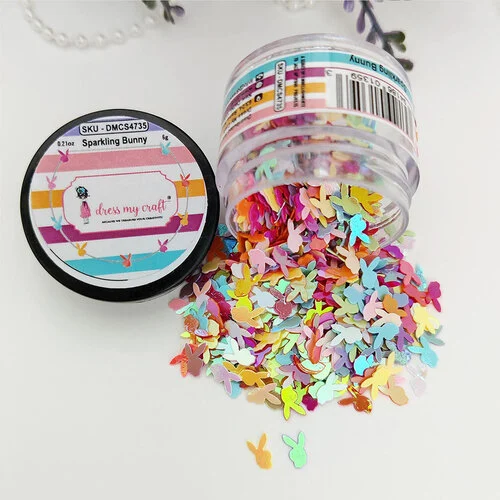 Dress My Craft - Shaker Elements - Sparkling Bunny 1 Dress My Craft - Shaker Elements - Sparkling Bunny