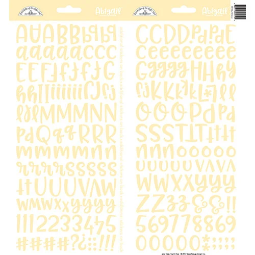 Doodlebug Design - Cardstock Stickers - Abigail - Bumblebee 1 Doodlebug Design - Cardstock Stickers - Abigail - Bumblebee