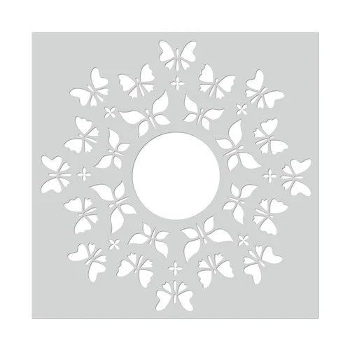 Hero Arts - Stencils - Butterfly Circle 1 Hero Arts - Stencils - Butterfly Circle