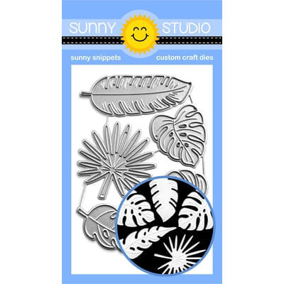 Sunny Studio Stamps - Sunny Snippets - Craft Dies - Summer Greenery 1 Sunny Studio Stamps - Sunny Snippets - Craft Dies - Summer Greenery