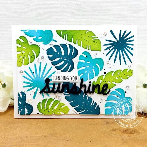 Sunny Studio Stamps - Sunny Snippets - Craft Dies - Summer Greenery 6 Sunny Studio Stamps - Sunny Snippets - Craft Dies - Summer Greenery
