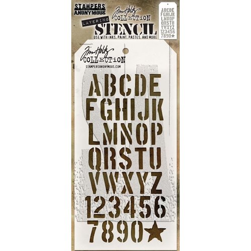 Stampers Anonymous - Tim Holtz - Layering Stencil - Crate 1 Stampers Anonymous - Tim Holtz - Layering Stencil - Crate