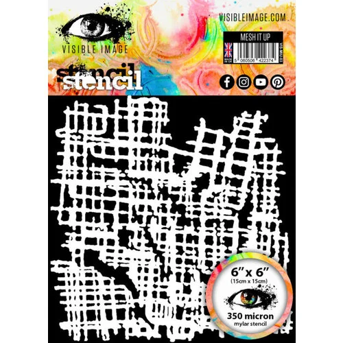 Visible Image - 6 x 6 Stencil - Mesh it Up