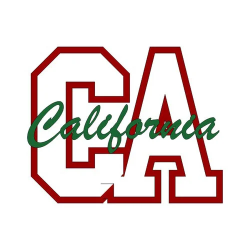 Scrapbook Customs - Laser Cuts - California Initials