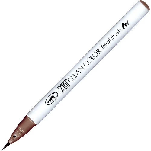 Kuretake - ZIG - Clean Color - Real Brush Marker - Mocha Brown