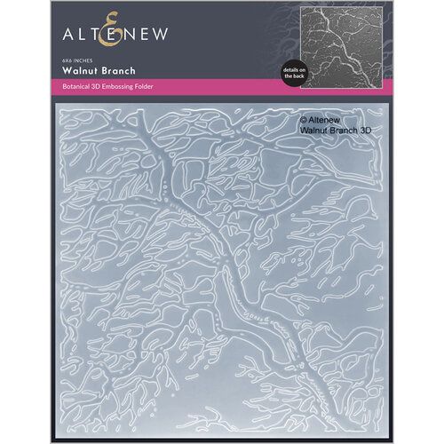 Altenew - Embossing Folder - 3D - Walnut Branch 1 Altenew - Embossing Folder - 3D - Walnut Branch