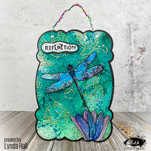 Visible Image - Clear Photopolymer Stamps - Dragonfly Reflection