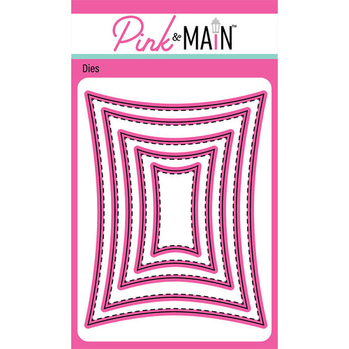Pink and Main - Dies - Concave Rectangle 1 Pink and Main - Dies - Concave Rectangle
