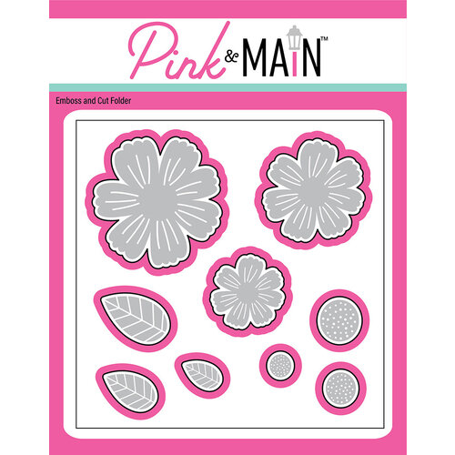Pink and Main - Emboss and Cut Folder - Spring Flowers 1 Pink and Main - Emboss and Cut Folder - Spring Flowers