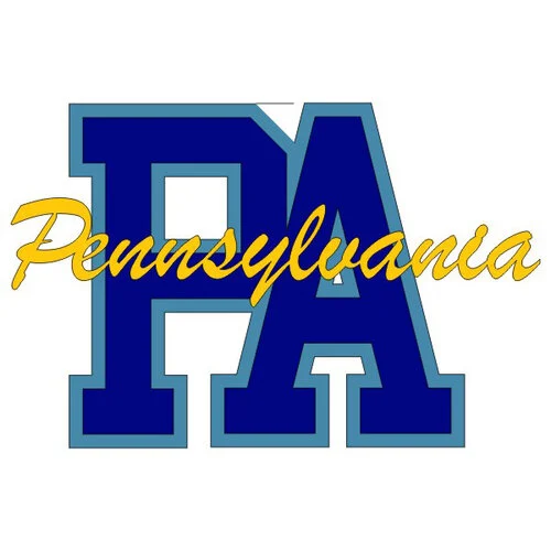 Scrapbook Customs - Laser Cuts - Pennsylvania Initials 1 Scrapbook Customs - Laser Cuts - Pennsylvania Initials
