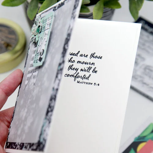Scrapbook.com - Clear Photopolymer Stamp Set - In Sympathy
