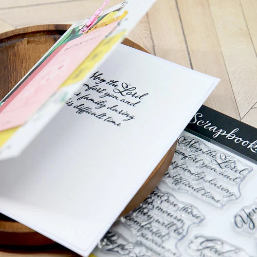 Scrapbook.com - Clear Photopolymer Stamp Set - In Sympathy