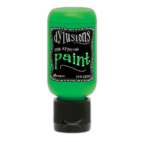 Ranger Ink - Dylusions Paints - Flip Cap Bottle - Sour Appletini 1 Ranger Ink - Dylusions Paints - Flip Cap Bottle - Sour Appletini