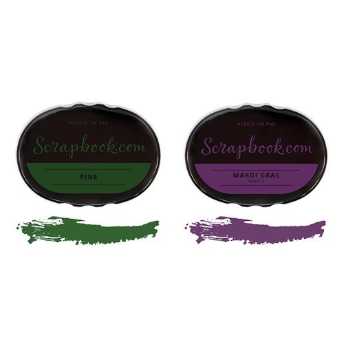 Scrapbook.com - Premium Hybrid Ink Pad Kit - Mardi Gras Group 1 Scrapbook.com - Premium Hybrid Ink Pad Kit - Mardi Gras Group