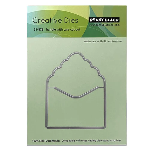 Penny Black - Creative Dies - Handle With Care Cut Out 1 Penny Black - Creative Dies - Handle With Care Cut Out